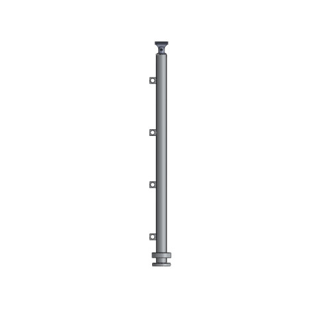 Hliníkový sloupek HRS 40mm 90/4 horní kotvení na šrouby